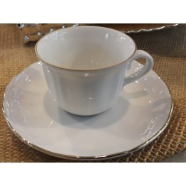 Tazze caffe in porcellana con oro